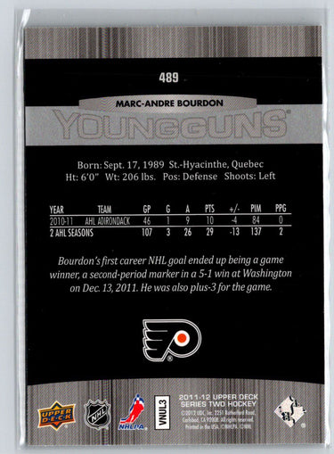2011-12 Upper Deck #489 Marc-Andre Bourdon UD Exclusives #/100 F12