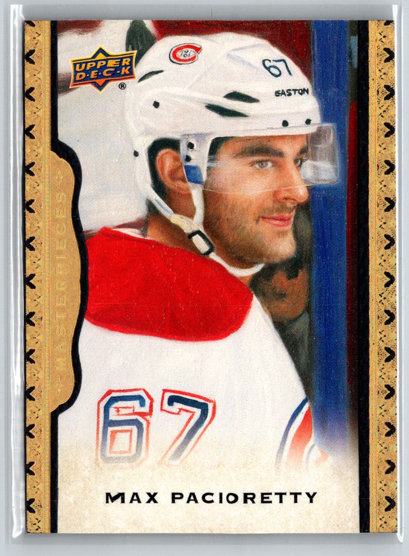 2014-15 Upper Deck Masterpieces #18 Max Pacioretty Framed Black Leather #/50 F13
