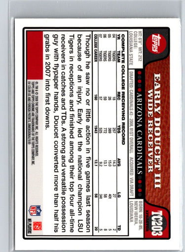 2008 Topps Chrome #TC203 Early Doucet Refractors F13