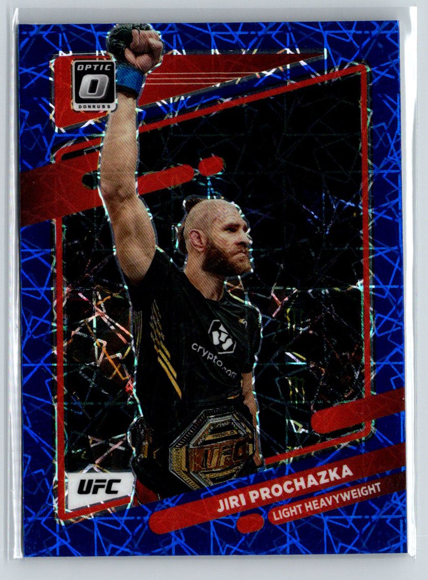 2022 Donruss Optic UFC #86 Jiri Prochazka Blue Velocity F14