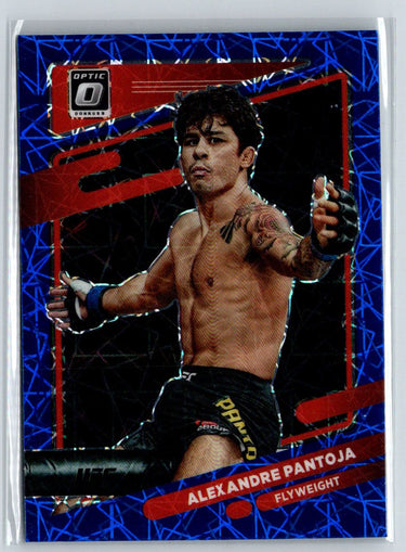 2022 Donruss Optic UFC #44 Alexandre Pantoja Blue Velocity F14