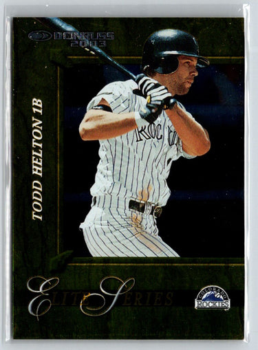 2003 Donruss #ES-15 Todd Helton Elite Series #/2500 F14