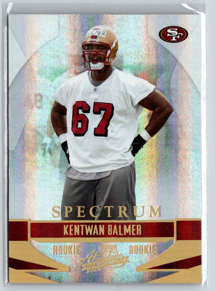 2008 Playoff Absolute Memorabilia #207 Kentwan Balmer Spectrum Gold #/25 F14
