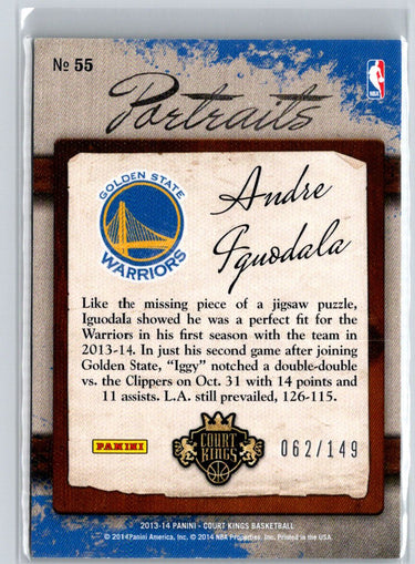 2013-14 Panini Court Kings #55 Andre Iguodala Portraits #/149 F14