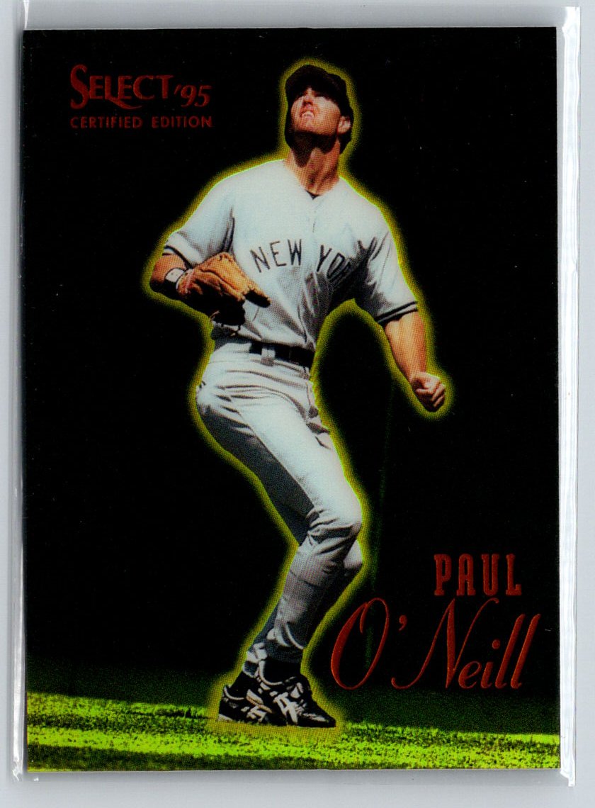1995 Select Certified #65 Paul O'Neill Mirror Gold F15