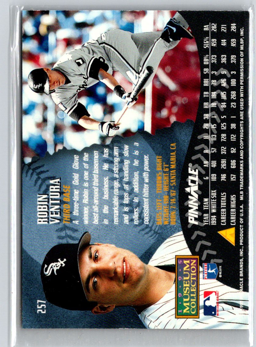 1995 Pinnacle #257 Robin Ventura Museum Collection F15