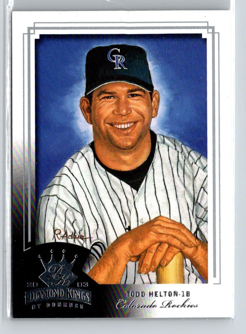 2003 Donruss Diamond Kings #96 Todd Helton Samples Silver F15