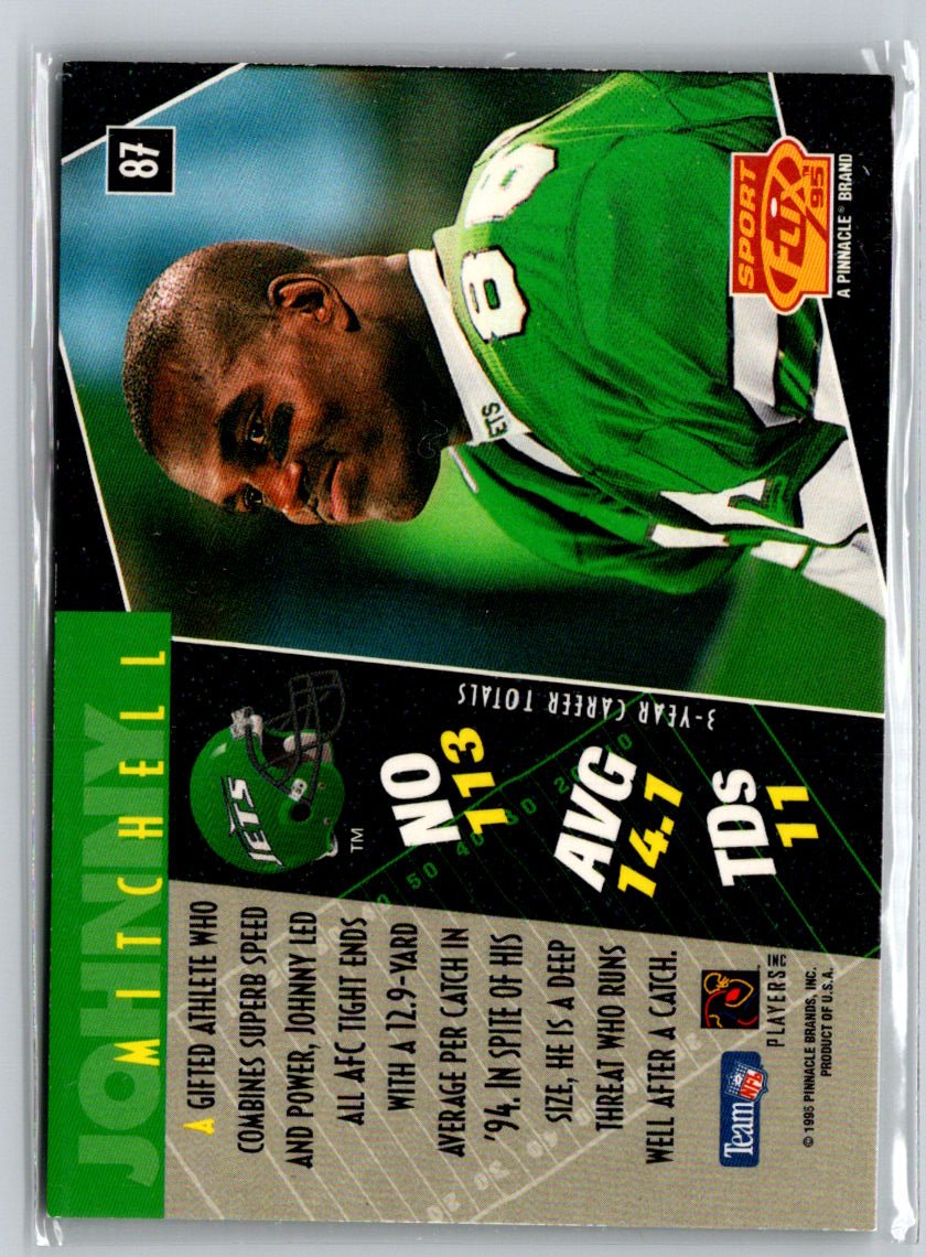 1995 Sportflix #87 Johnny Mitchell Artist's Proofs F15