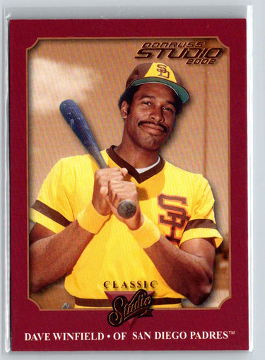 2002 Donruss Studio #CS-16 Dave Winfield Classic #/1000 F15