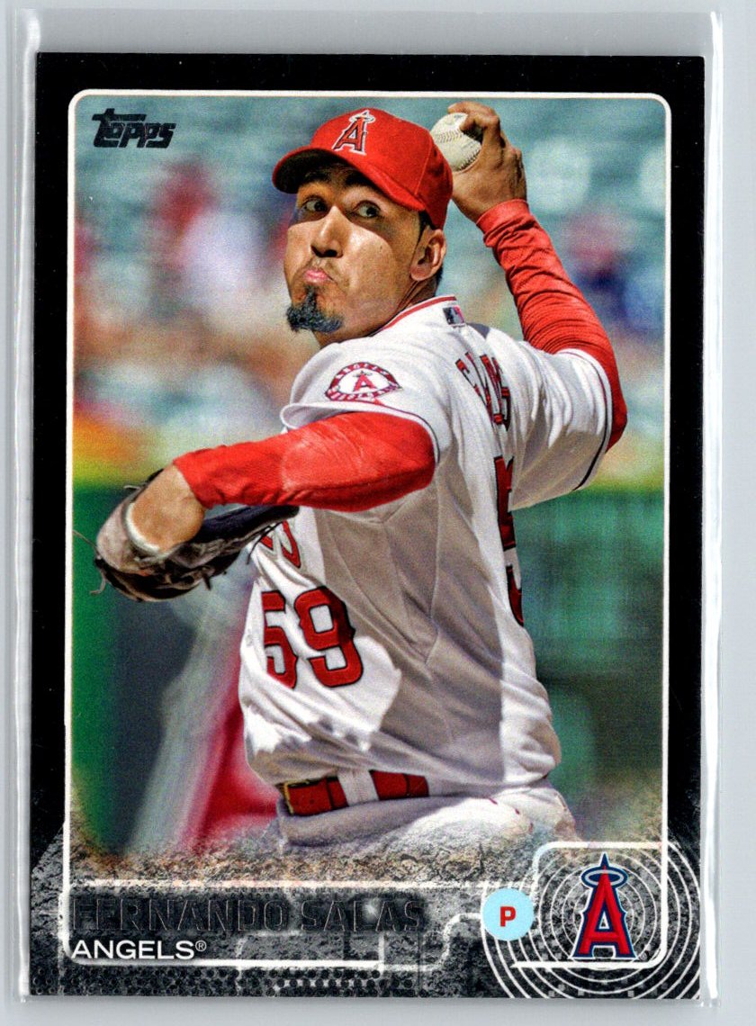 2015 Topps Update #US340 Fernando Salas Black #/64 F16