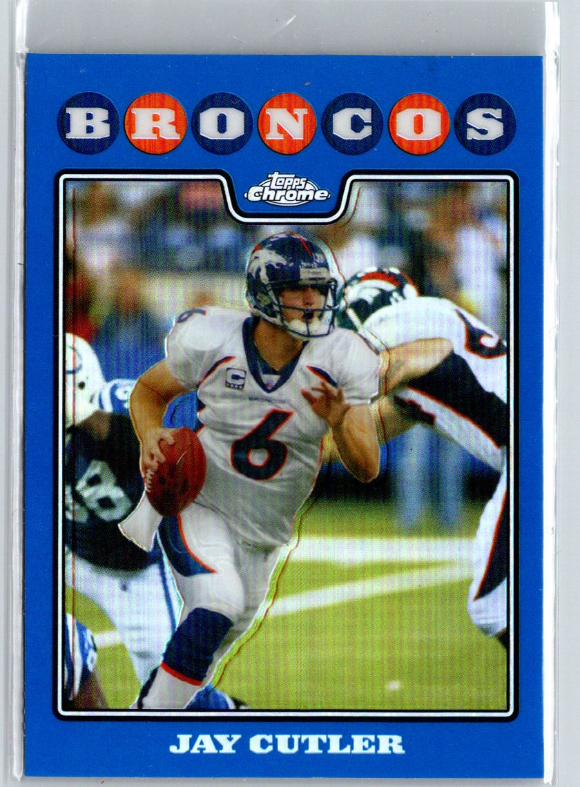 2008 Topps Chrome #TC7 Jay Cutler Blue Refractors F16