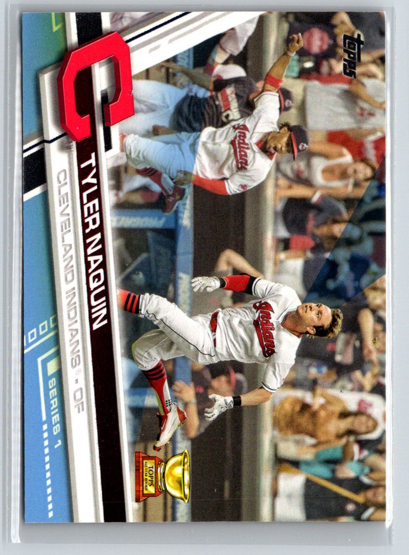 2017 Topps #203 Tyler Naquin Father's Day Powder Blue #/50 F16