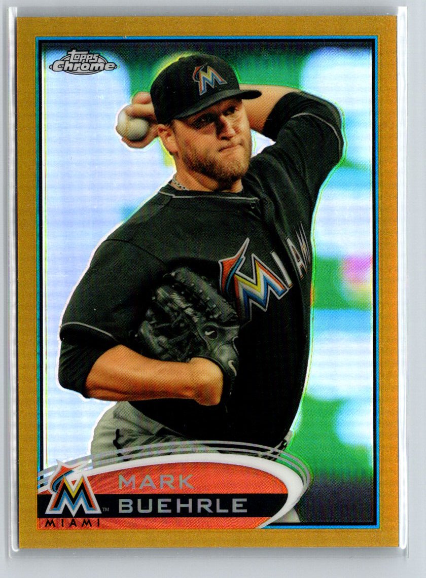 2012 Topps Chrome #216 Mark Buehrle Gold Refractors #/50 F16