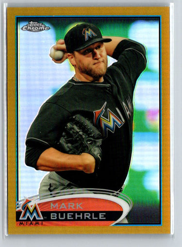 2012 Topps Chrome #216 Mark Buehrle Gold Refractors #/50 F16