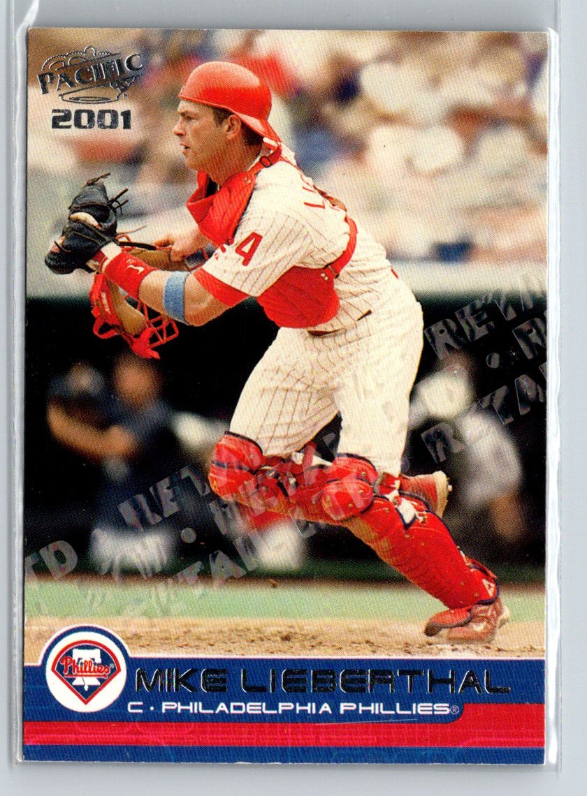 2001 Pacific #320 Mike Lieberthal Retail LTD #/85 F16