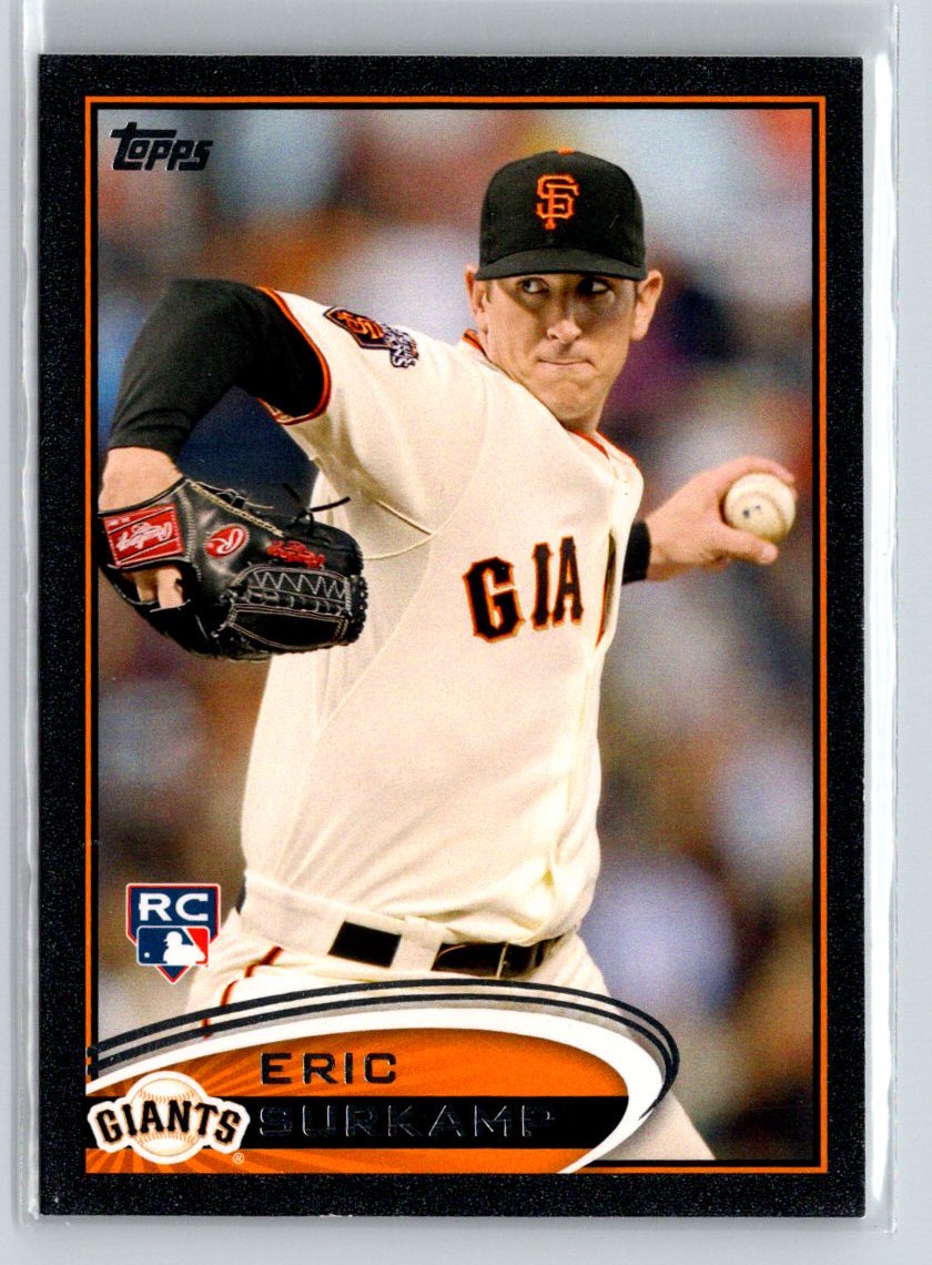 2012 Topps #459 Eric Surkamp Black #/61 F17
