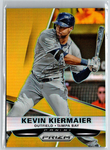 2015 Panini Prizm #103 Kevin Kiermaier Gold Prizms #/10 F17