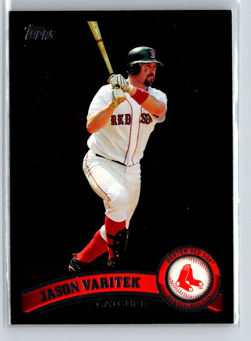 2011 Topps #115 Jason Varitek Black Border F18
