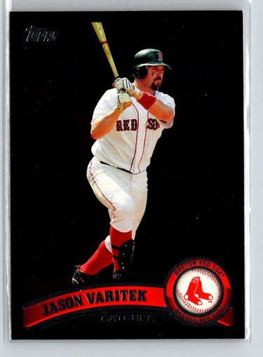 2011 Topps #115 Jason Varitek Black Border F18