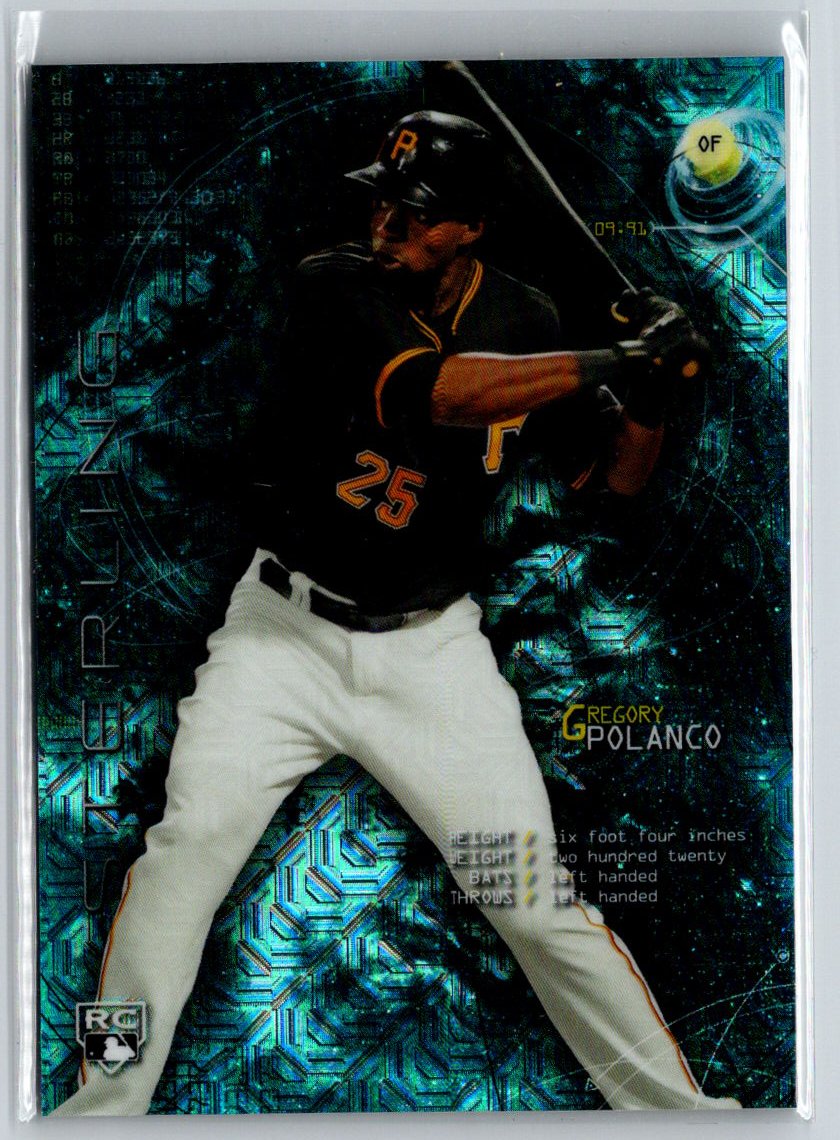 2014 Bowman Sterling #50 Gregory Polanco Blue Refractors #/25 F18