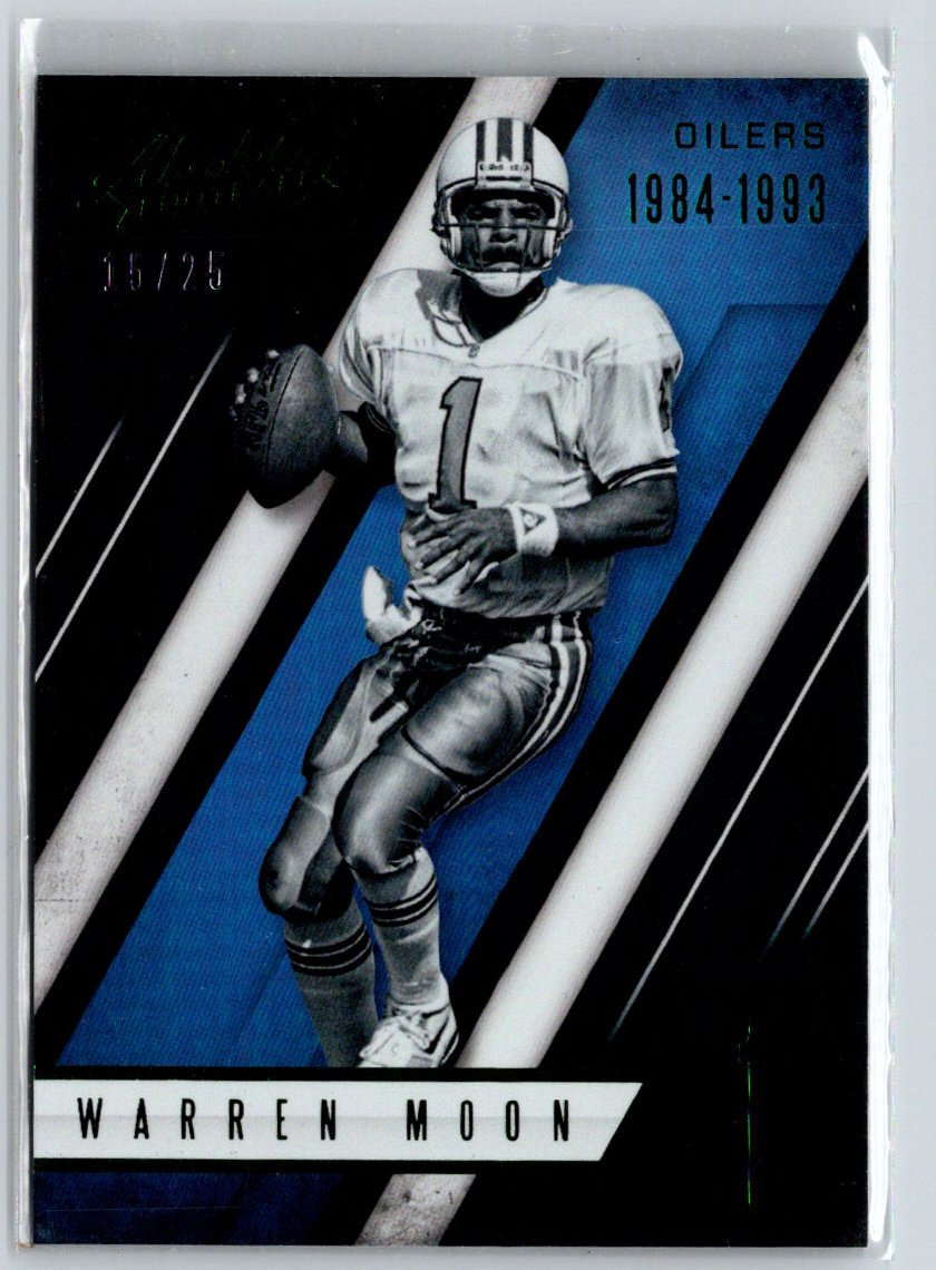 2016 Panini Absolute #120 Warren Moon Spectrum Green #/25 F18