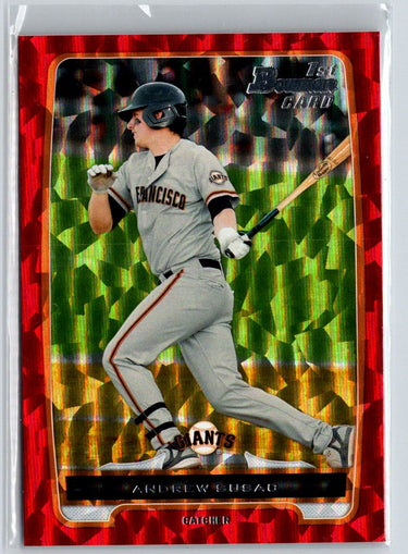 2012 Bowman #BP97 Andrew Susac Prospects Silver Ice Red #/25 F18