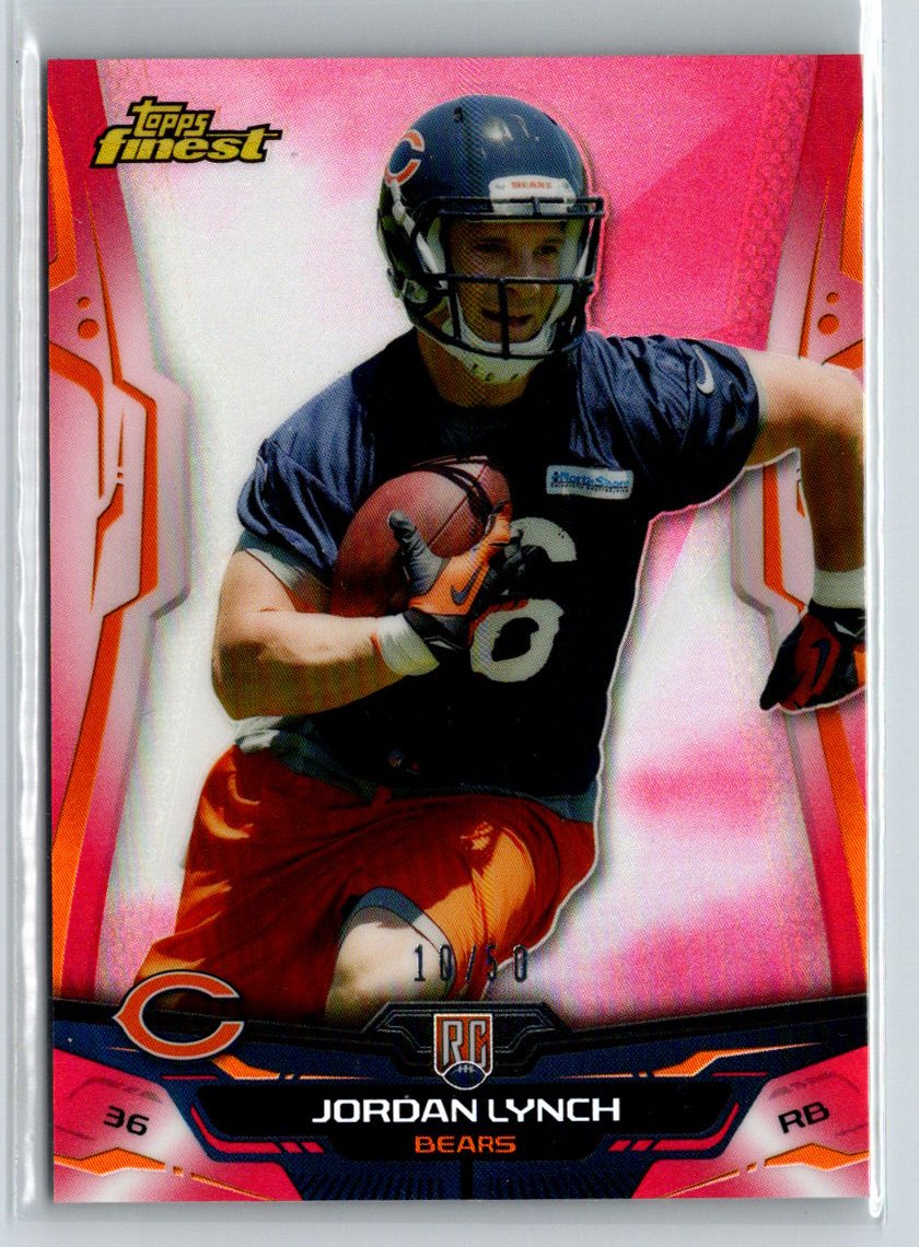 2014 Finest #131 Jordan Lynch Red Refractors #/50 F19