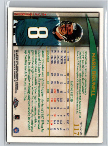 1998 Topps Chrome #117 Mark Brunell Refractors F19