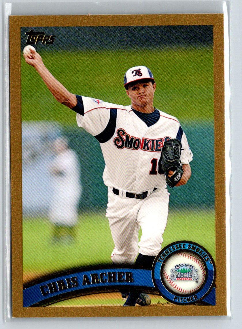 2011 Topps Pro Debut #255 Chris Archer Gold #/50 F19