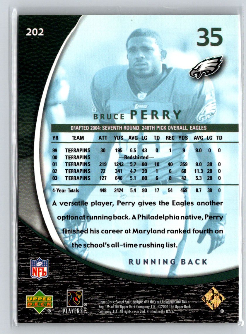 2004 Upper Deck Sweet Spot #202 Bruce Perry Gold #/50 F19