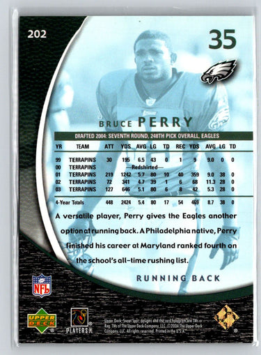 2004 Upper Deck Sweet Spot #202 Bruce Perry Gold #/50 F19