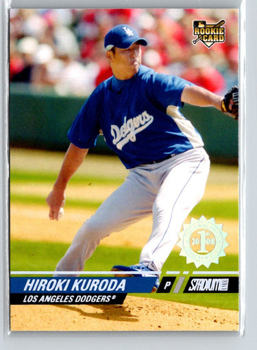2008 Stadium Club #149 Hiroki Kuroda First Day Issue Retail F19