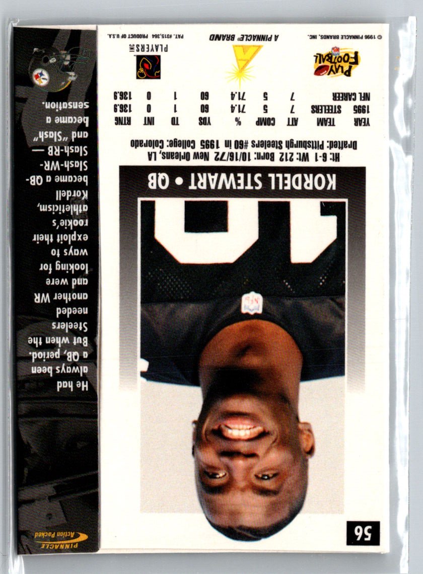 1996 Action Packed #56 Kordell Stewart Artist's Proofs F19