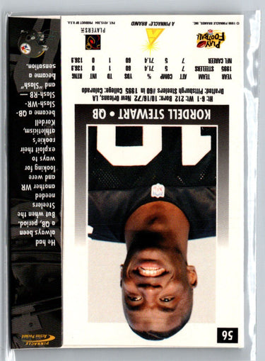 1996 Action Packed #56 Kordell Stewart Artist's Proofs F19