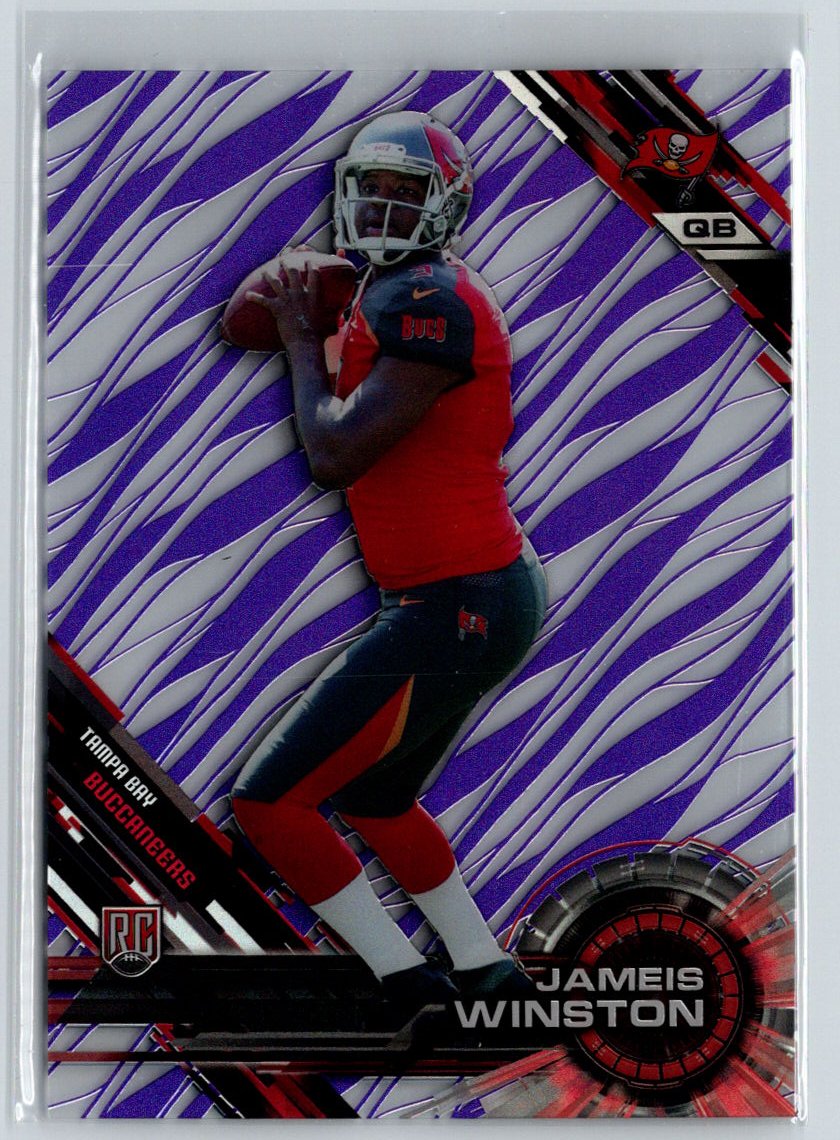 2015 Topps High Tek #7 Jameis Winston Purple Rainbow Diffractors F20