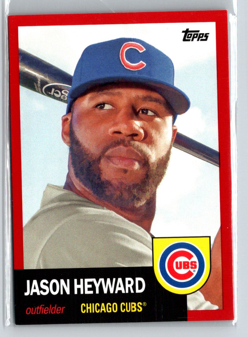 2016 Topps Archives #13 Jason Heyward Red Border #/50 F20