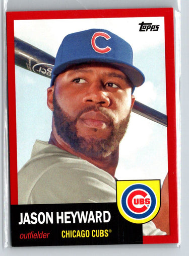 2016 Topps Archives #13 Jason Heyward Red Border #/50 F20