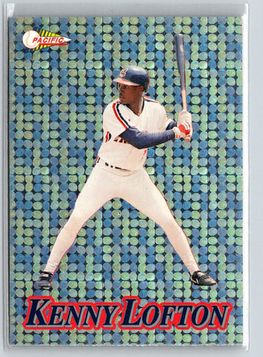 1994 Pacific #17 Kenny Lofton Silver Prisms Circular F20