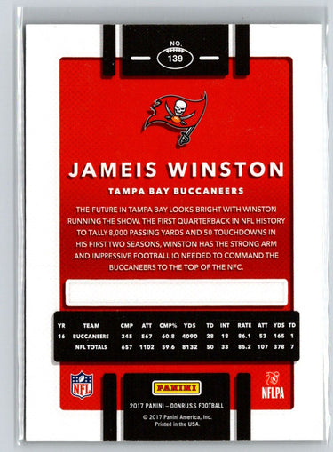 2017 Donruss #139 Jameis Winston Press Proof Gold #/50 F20