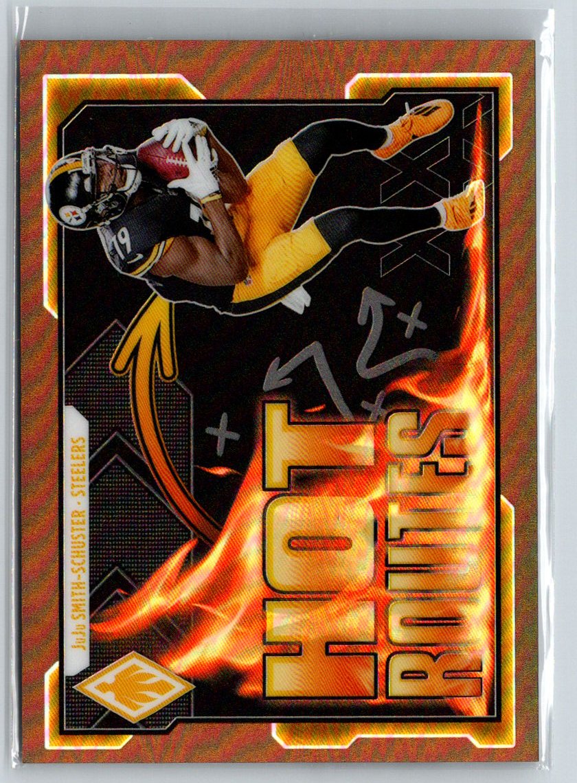 2021 Panini Phoenix #HR-9 JuJu Smith-Schuster Hot Routes Bronze #/50 F21