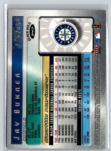 2001 Fleer Futures #147 Jay Buhner Black Gold #/499 F21