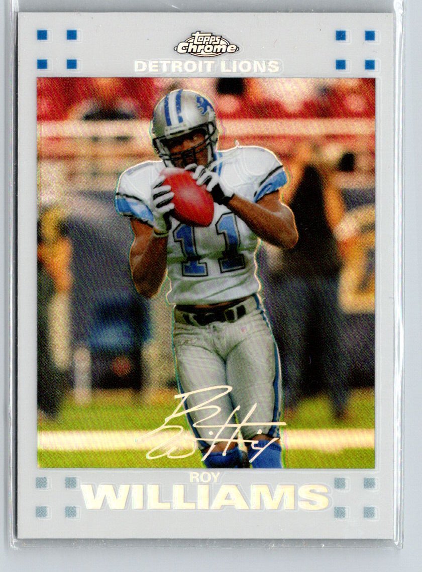 2007 Topps Chrome #TC132 Roy Williams White Refractors #/869 F23