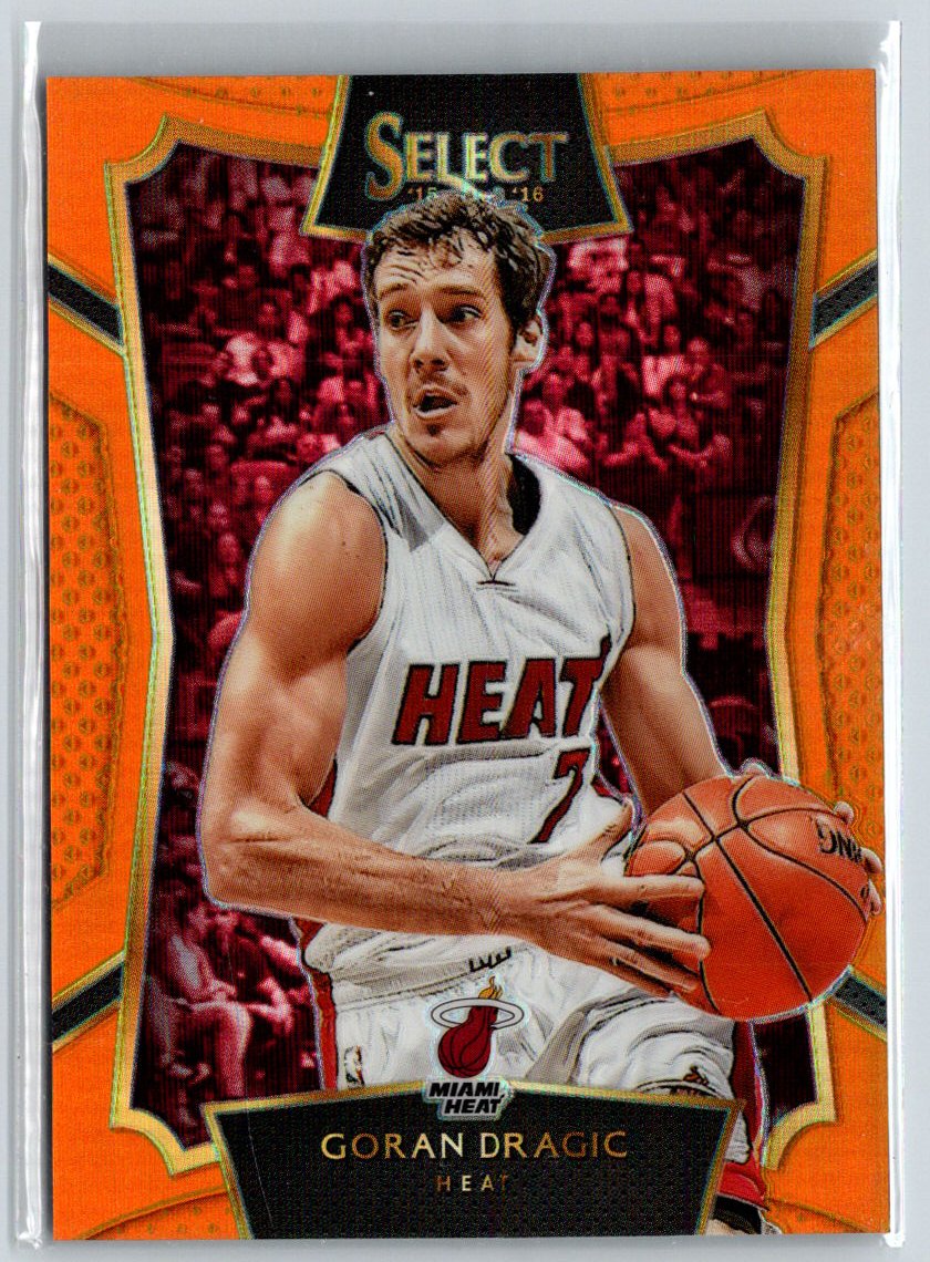 2015-16 Panini Select #24 Goran Dragic Concourse Orange Prizms #/60 F23