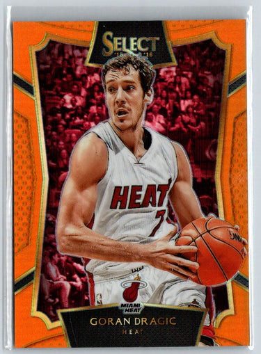 2015-16 Panini Select #24 Goran Dragic Concourse Orange Prizms #/60 F23