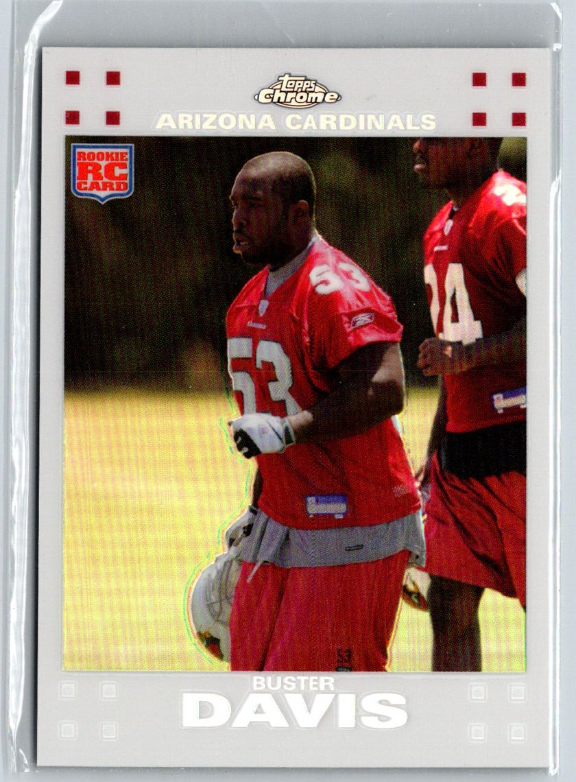 2007 Topps Chrome #TC242 Buster Davis White Refractors #/869 F23