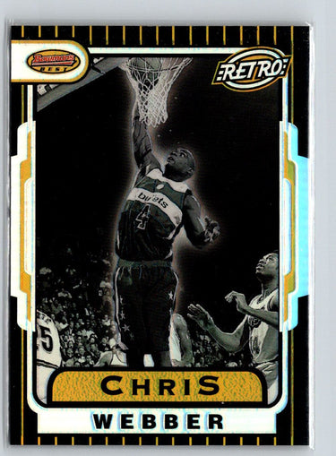 1996-97 Bowman's Best #TB2 Chris Webber Refractors F23