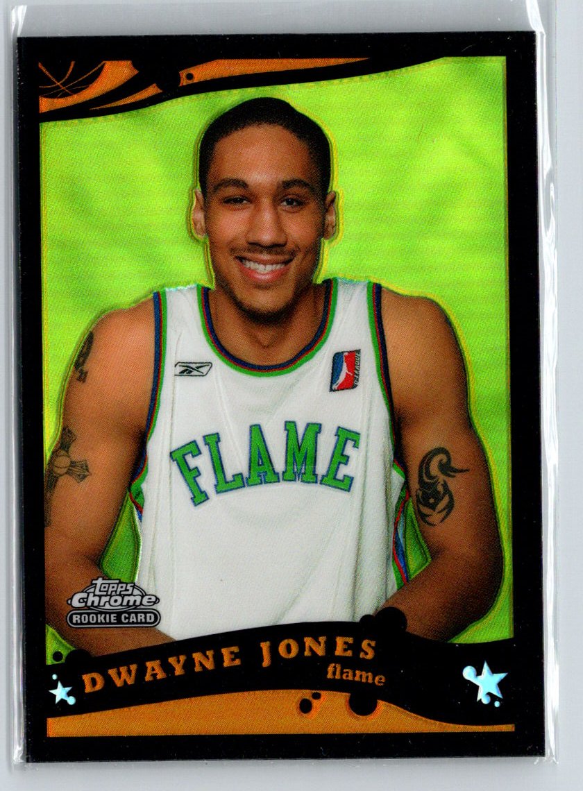 2005-06 Topps Chrome #222 Dwayne Jones Refractors Black #/399 F23
