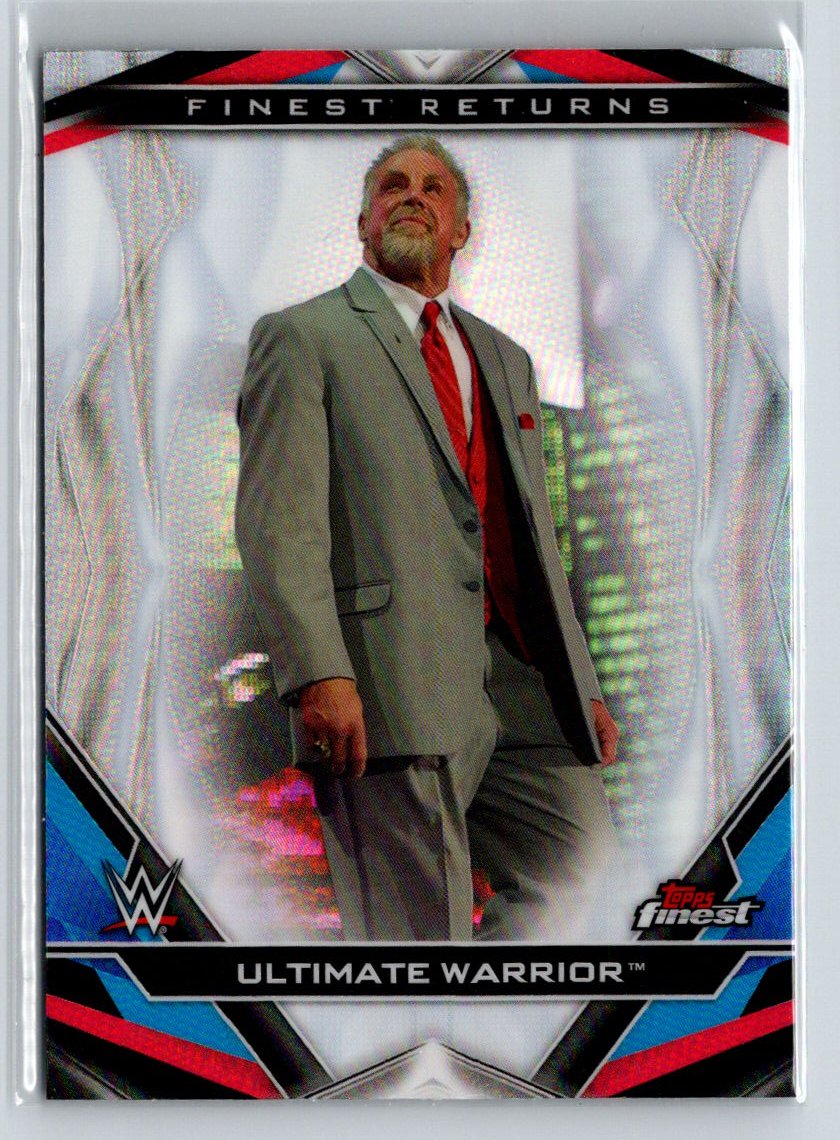 2020 Topps WWE Finest #R-7 Ultimate Warrior Finest Returns F23