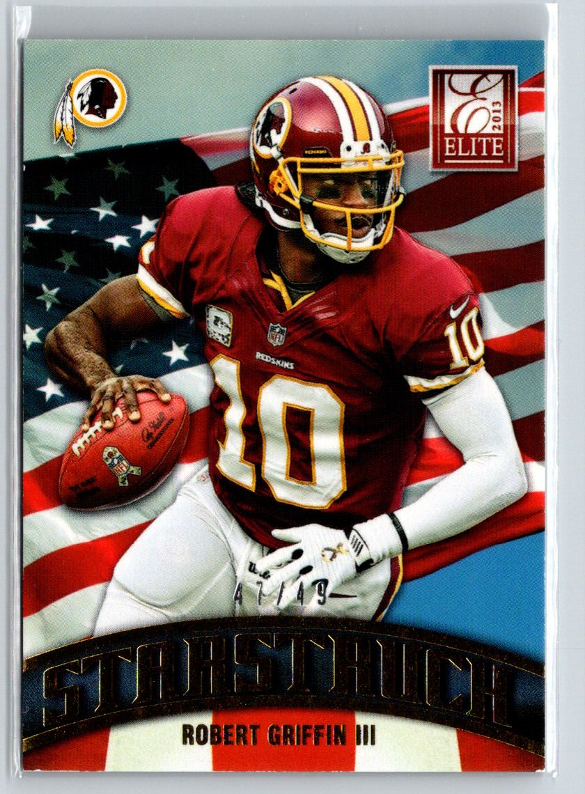 2013 Panini Elite #19 Robert Griffin III Starstruck Gold #/49 F23