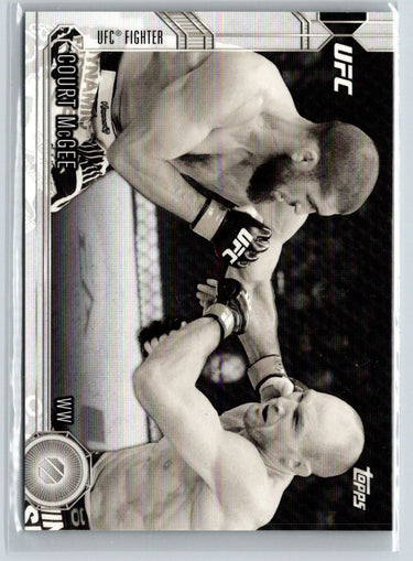 2015 Topps UFC Chronicles #100 Court McGee Black and White #/188 F23